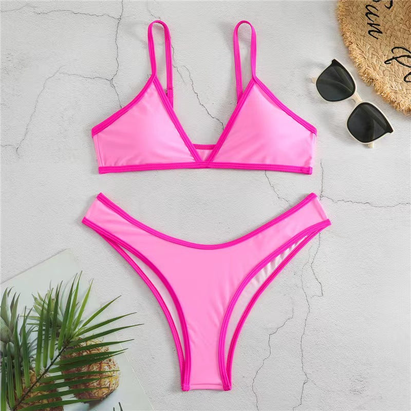 Bikini Minimal “Golden Hour” – Fines Bretelles - Velinea