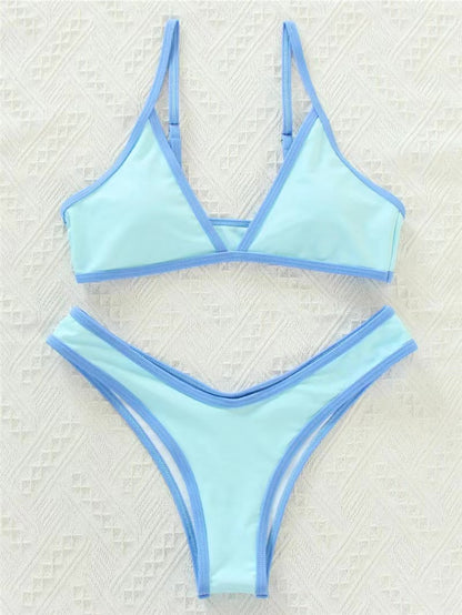 Bikini Minimal “Golden Hour” – Fines Bretelles - Velinea